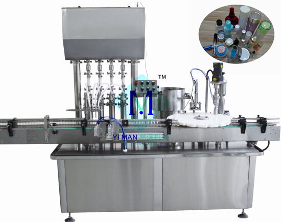 膏體灌裝旋(軋)蓋機(jī) 粘稠物料灌裝旋蓋機(jī) YMGXG型